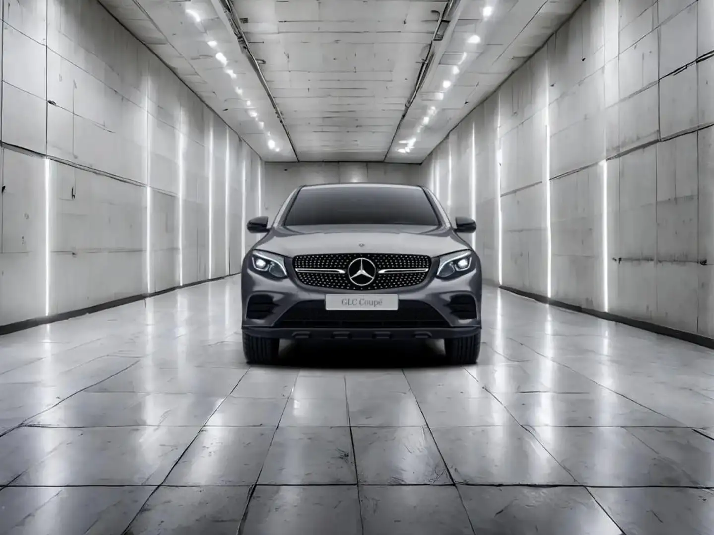 Mercedes-Benz GLC 250 4M Coupé +AMG+SHZ+NAVI+KAMERA+NIGHTP. Grau - 2