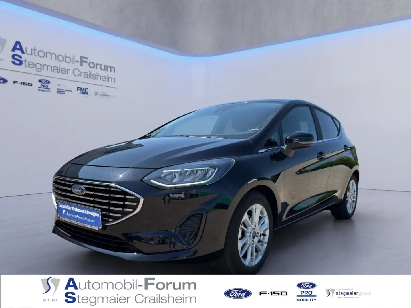 Ford Fiesta Titanium 1.0 EcoBoost *LED*KLIMA* Noir - 1