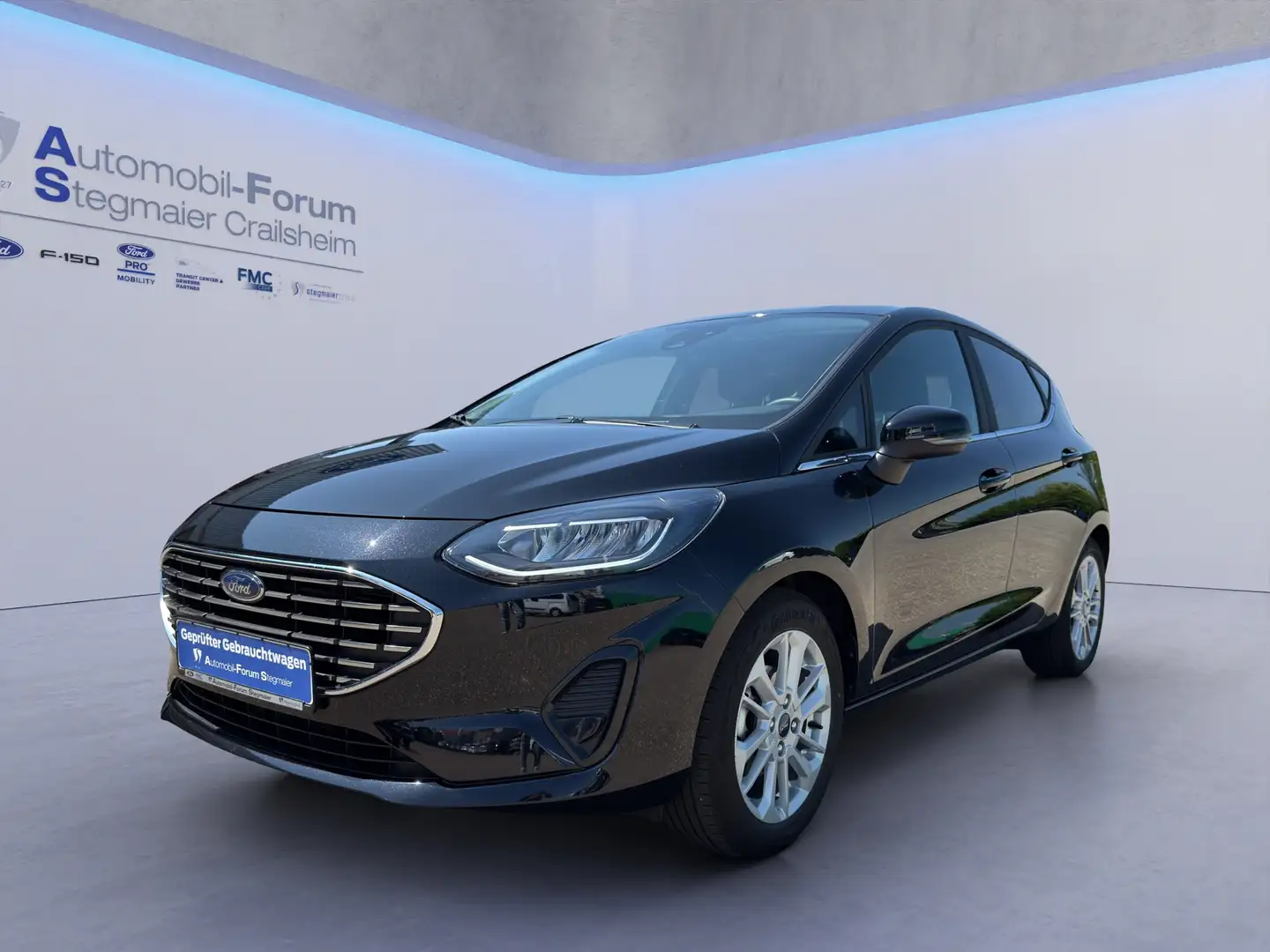 Ford Fiesta Titanium 1.0 EcoBoost *LED*KLIMA* Zwart - 2