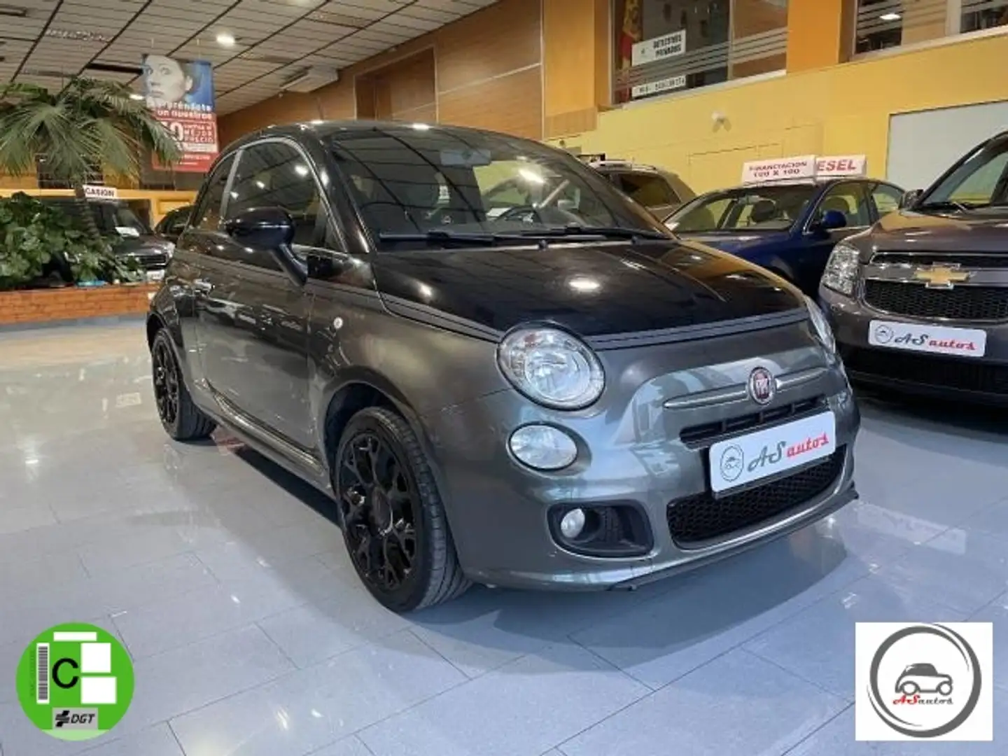 Fiat 500 1.2 GQ Gris - 1