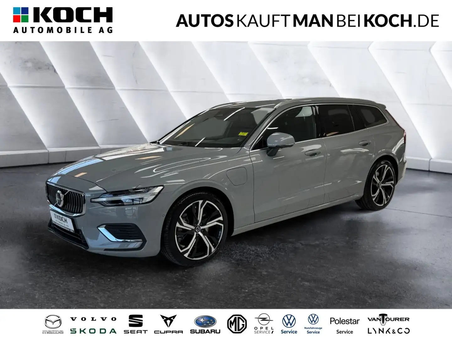 Volvo V60 T6 Plug-In AWD Plus BLIS ACC 360° H/K TOP Grau - 1