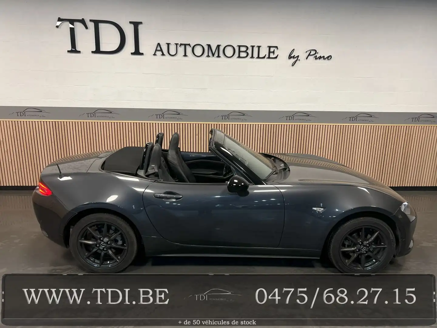 Mazda MX-5 1.5i Skyactiv-G Skycruise*40.000kl!!*CARNET*BELGE* Grijs - 2