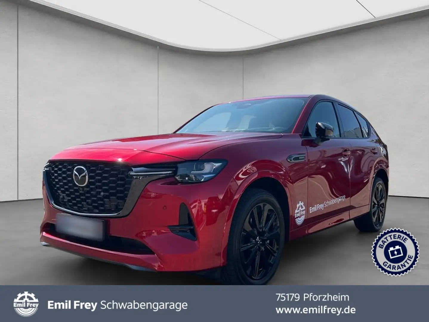 Mazda CX-60 AWD PHEV Aut. HOMURA PLUS Rot - 1