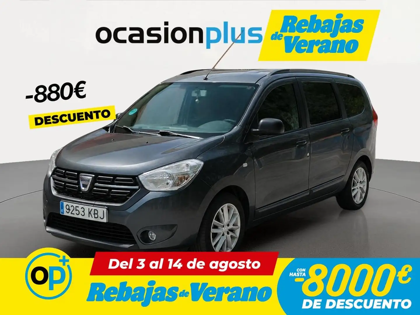 Dacia Lodgy 1.2 TCE Laureate 7pl. 115 Gris - 1