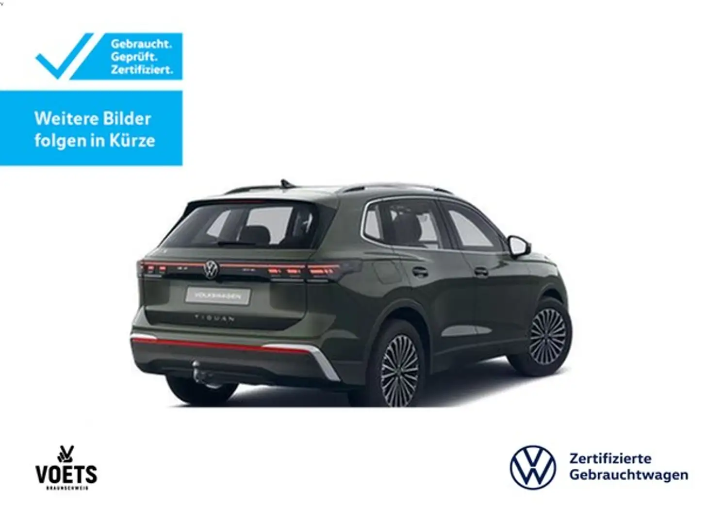 Volkswagen Tiguan Elegance 2.0 TDI DSG LED+HuD+ACC Grün - 2