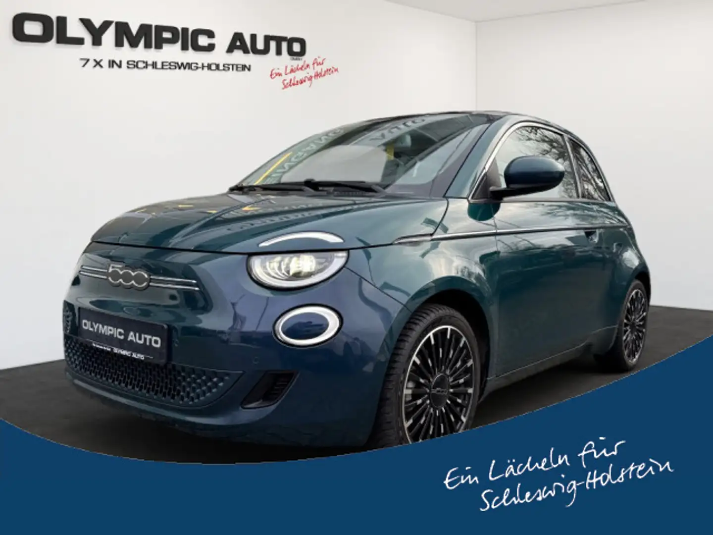 Fiat 500e 3+1 ByBocelli NAVI 360°CAM SITZHZG PANORAMA Grün - 1