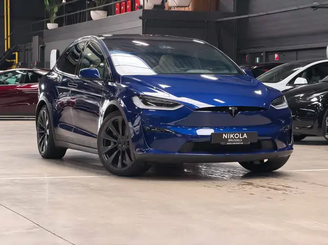Tesla Model X FACELIFT - LONG RANGE -ALL WHEEL DRIVE - HARDWARE 4.0 - FSD READY - AUTOPILOT ACTIVE - 22INCH WHEELS - 6 SEAT BEIGE INT