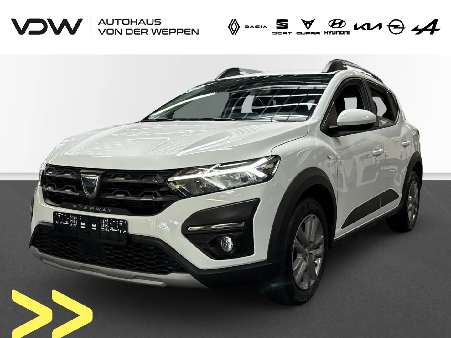 Dacia Sandero III Stepway Comfort 1.0TCe 90 Klima Einparkhilfe Weiß - 1