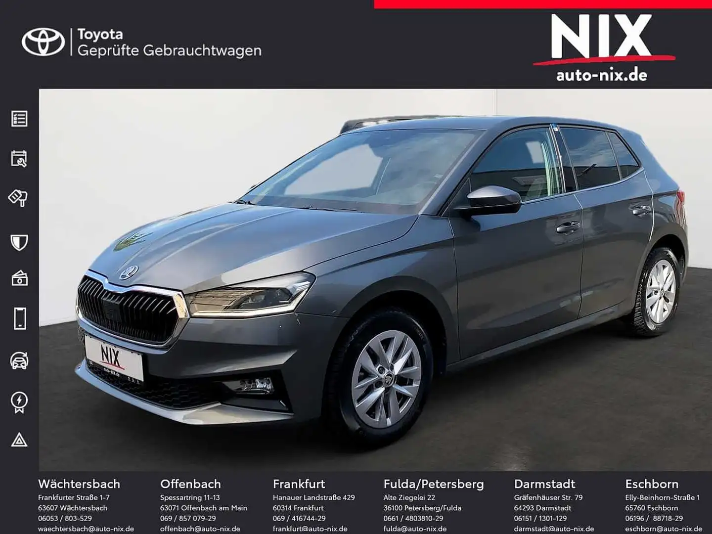 Skoda Fabia 1.0 TSI Style OPF AHK Allwetterreifen Gris - 1