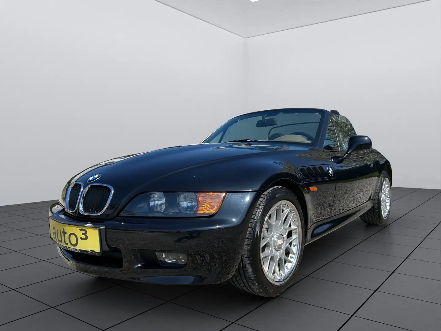 BMW Z3 Z 3 1,9 Roadster Cabrio Vollleder/Sportsitze/E36 Schwarz - 1
