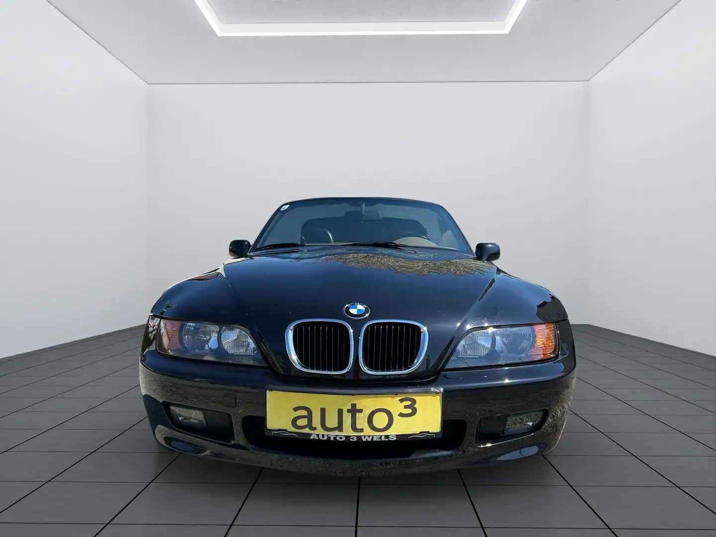 BMW Z3 Z 3 1,9 Roadster Cabrio Vollleder/Sportsitze/E36 Schwarz - 2