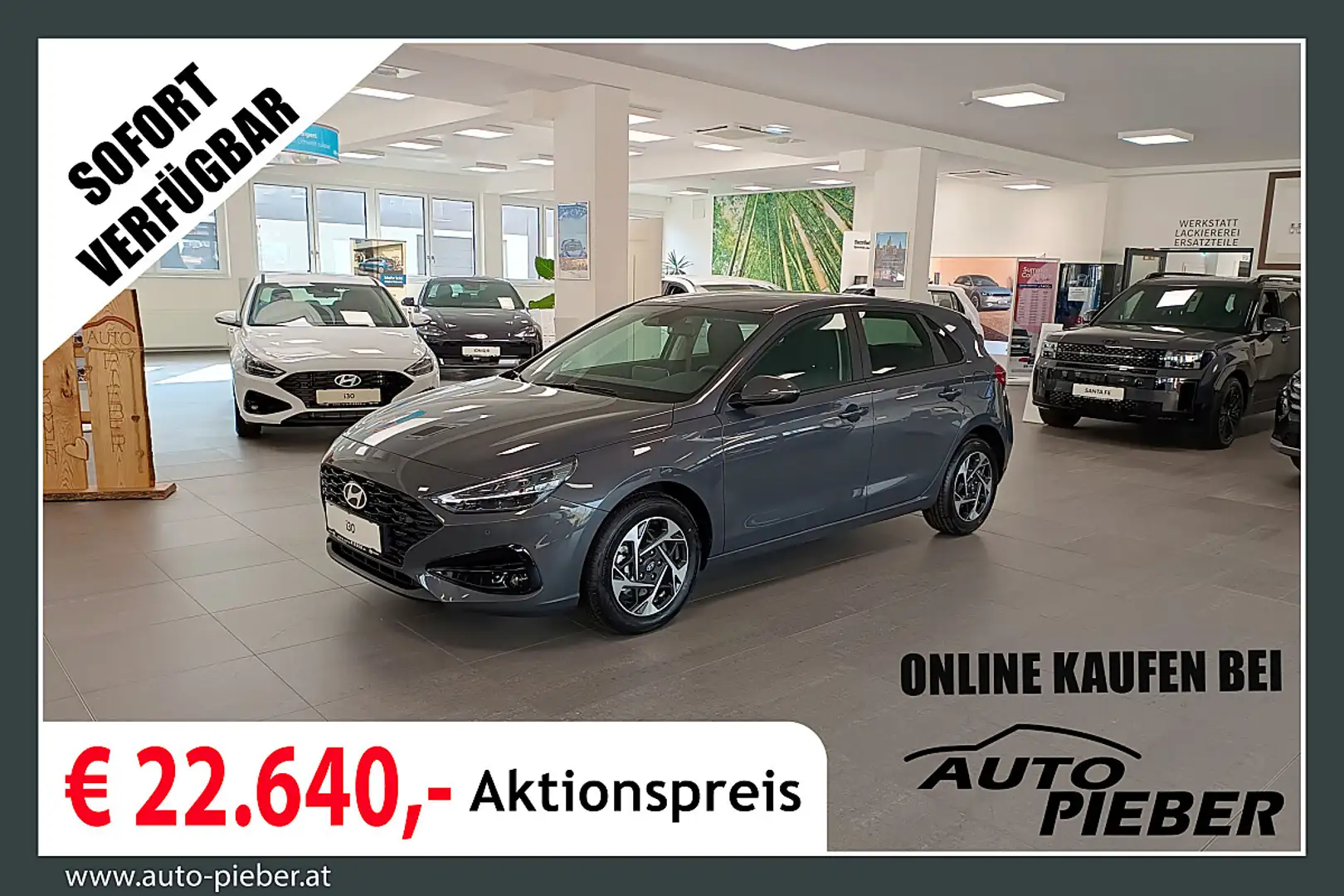 Hyundai i30 1,0 TGDI GO! *LED*Navi*Klimaautomatik* Grau - 1