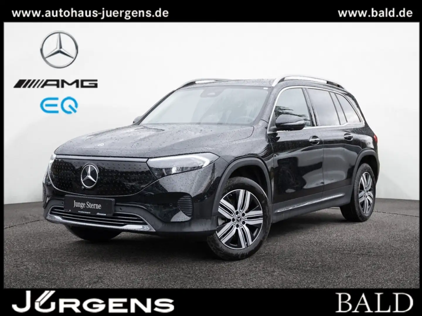 Mercedes-Benz EQB 250 + Progressive/360/Pano/Distr/7Sitzer/18" Negro - 1