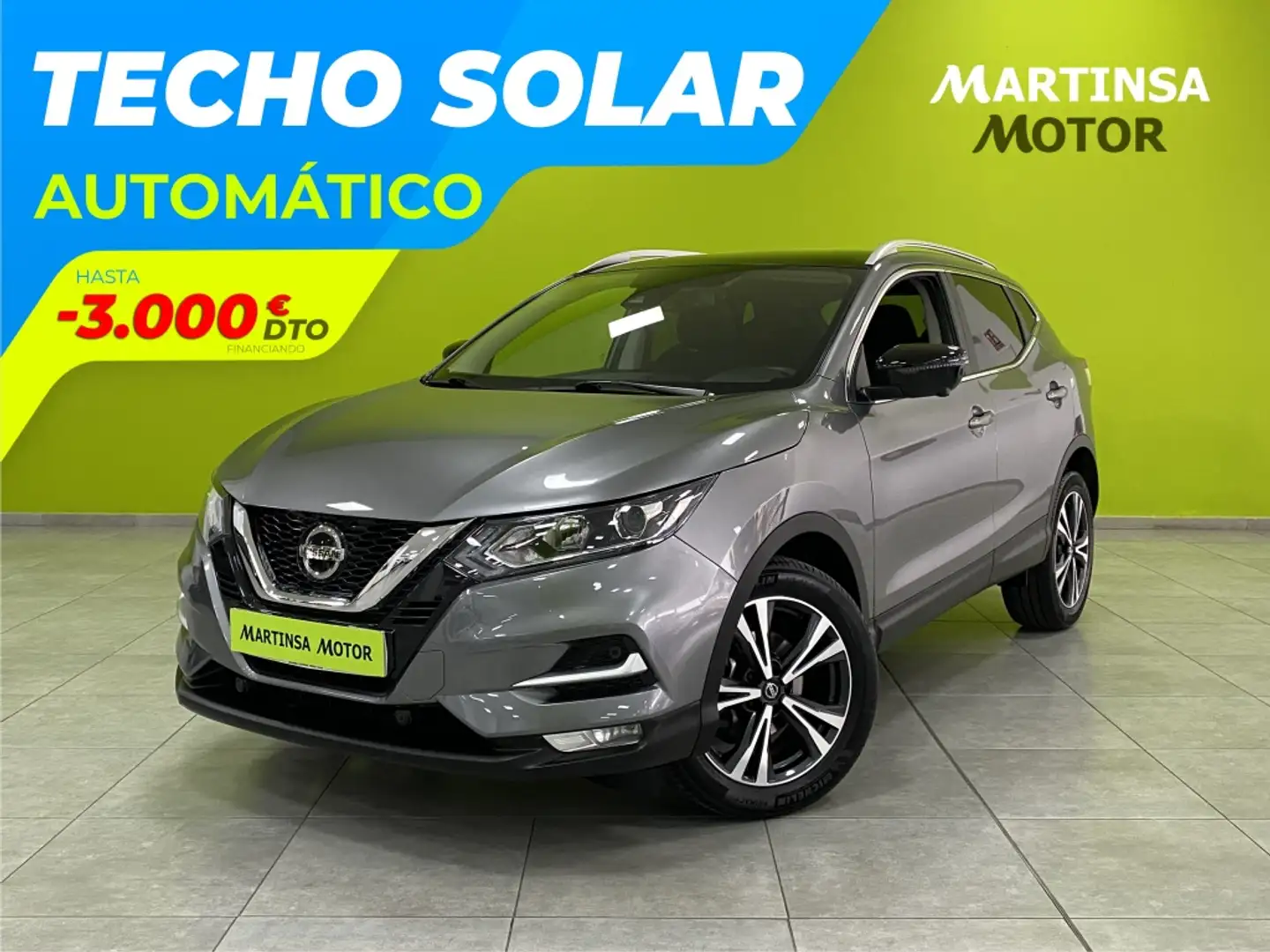 Nissan Qashqai 1.3 DIG-T N-Connecta 4x2 DCT 117kW Gris - 1