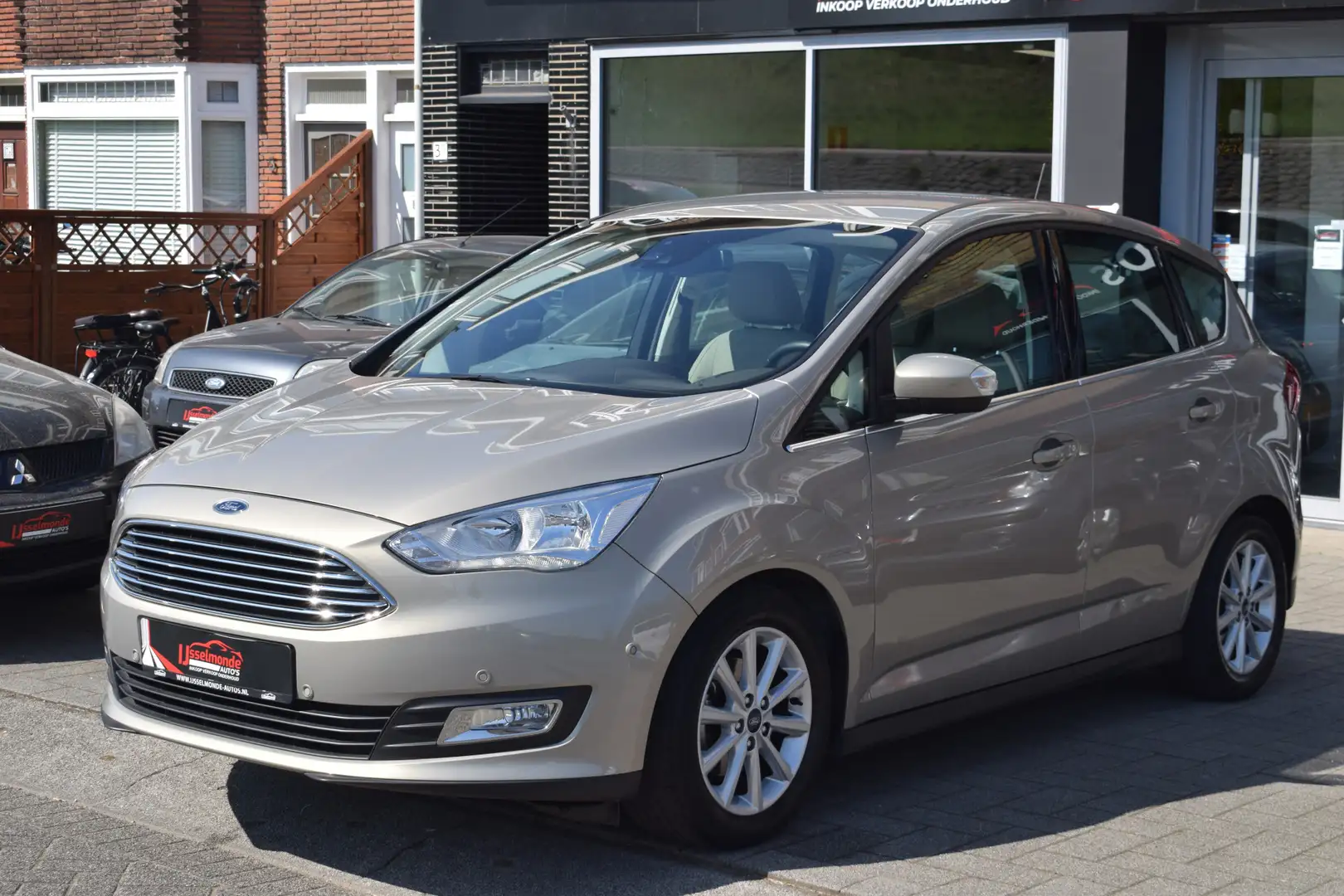 Ford C-Max 1.0 Titanium Dealer Onderhouden PDC Navi Climate C Grigio - 2