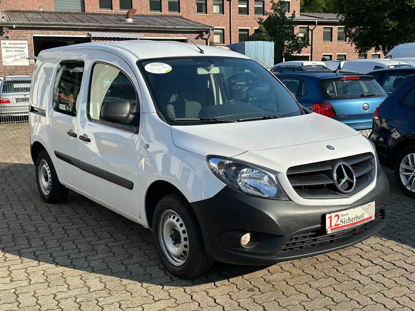 Mercedes-Benz Citan 109 CDI lang+1.HAND+KLIMA+PDC+AHK+SCHIEBETÜR Weiß - 2