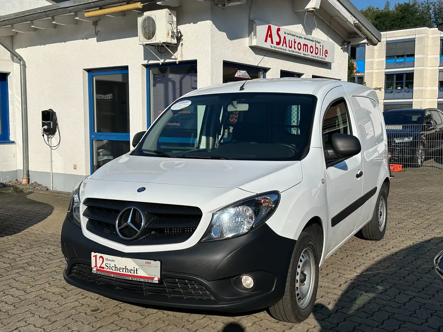 Mercedes-Benz Citan 109 CDI lang+1.HAND+KLIMA+PDC+AHK+SCHIEBETÜR Weiß - 1