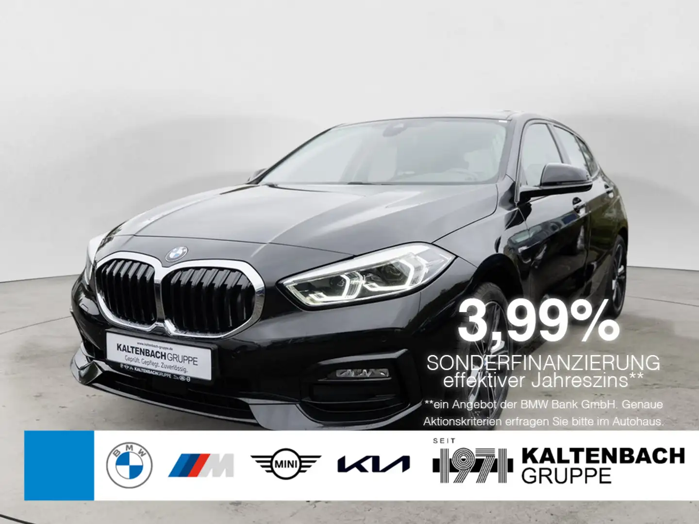 BMW 118 i Sport Line LED W-LAN NAVI SHZ PDC KLIMA Schwarz - 1