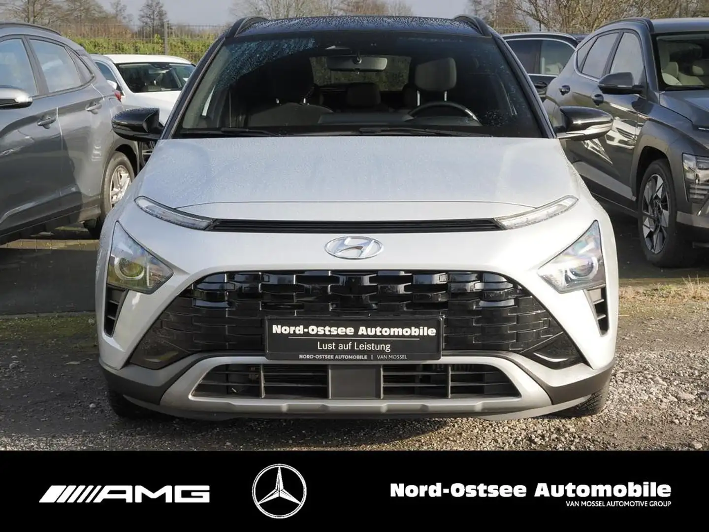 Hyundai BAYON 1.0 T-GDI CONNECT & GO 2WD TEMPO KAM PDC Silber - 2