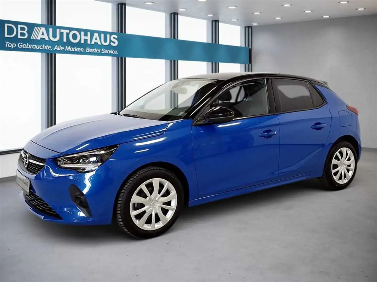 Opel Corsa Edition 1.2 Turbo Bleu - 1
