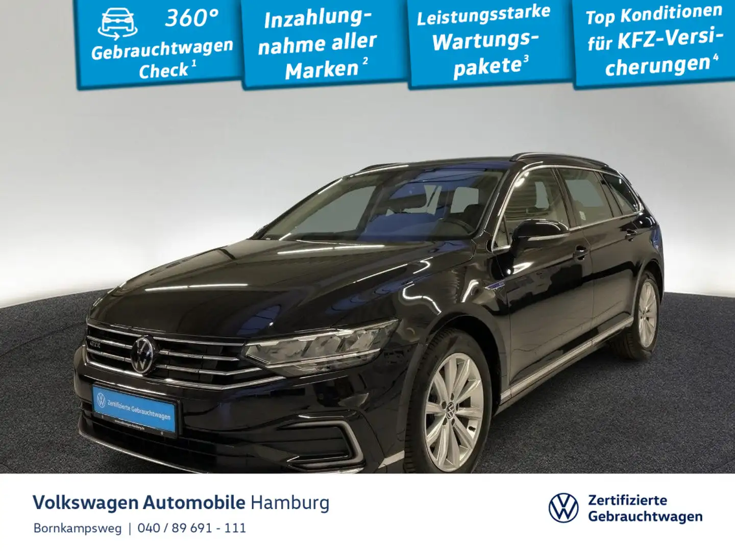 Volkswagen Passat Variant 1.4 TSI Hybrid GTE DSG Navi ACC Schwarz - 1