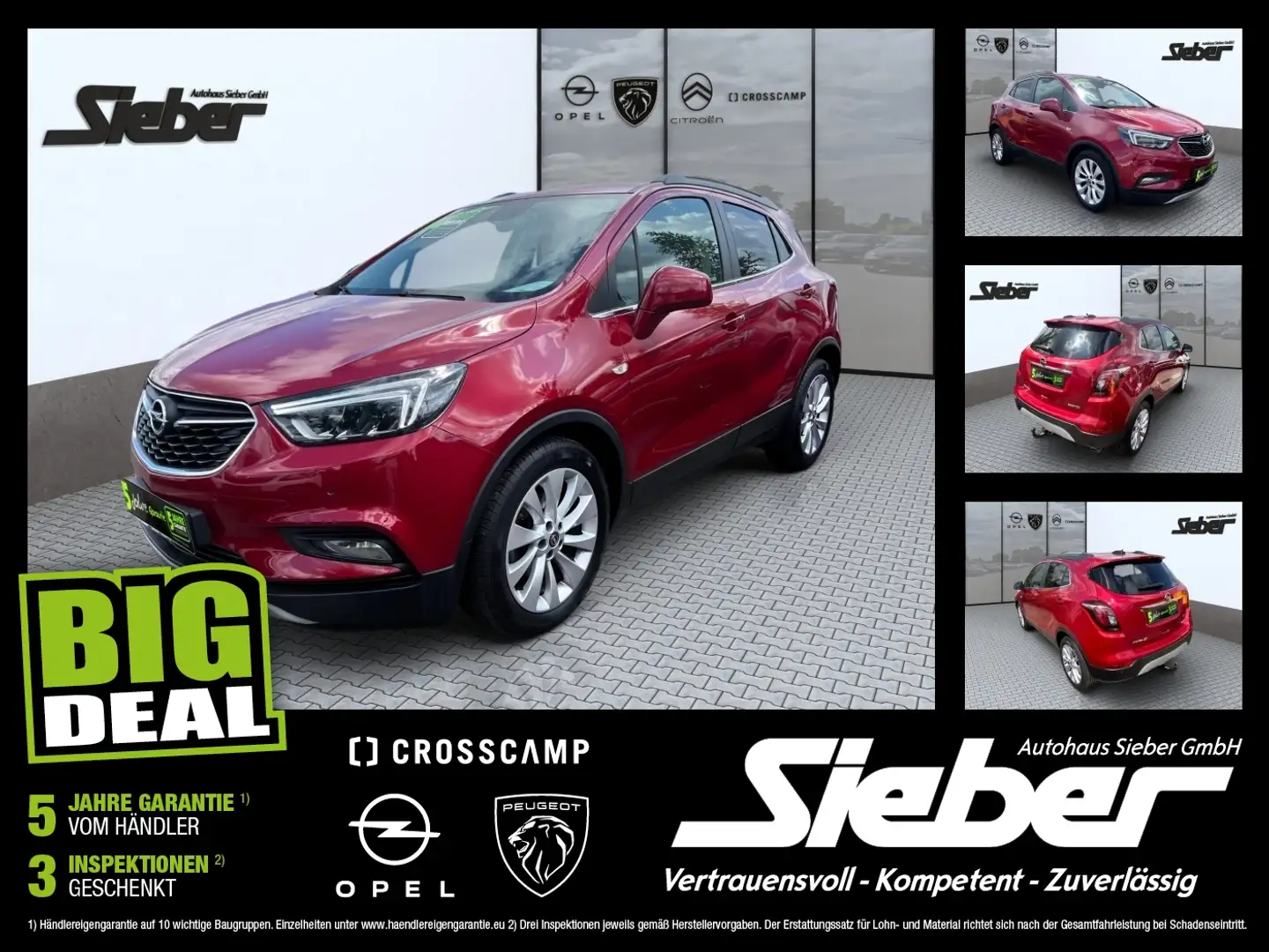 Opel Mokka X 1.4 Turbo Innovation Navi Kamera Sitzhzg Roşu - 1