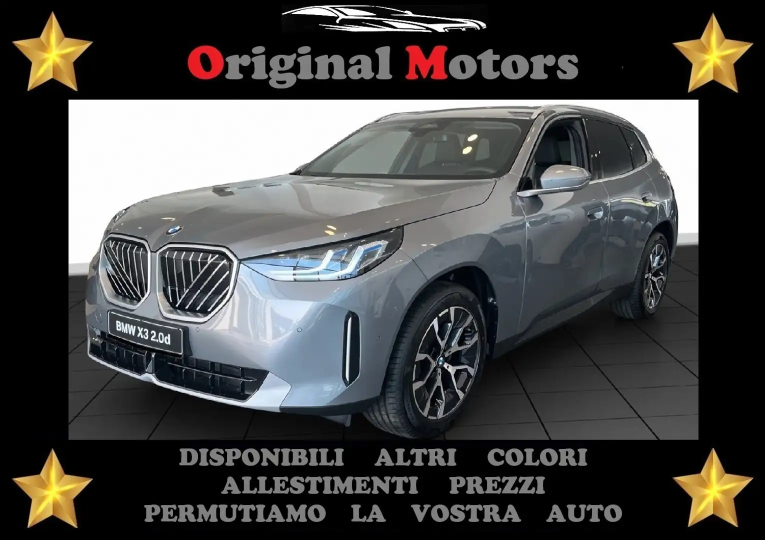 BMW X3 xdrive20d MSport auto/MHEV/HARMAN KARDON/CERCHI 19 Grigio - 1