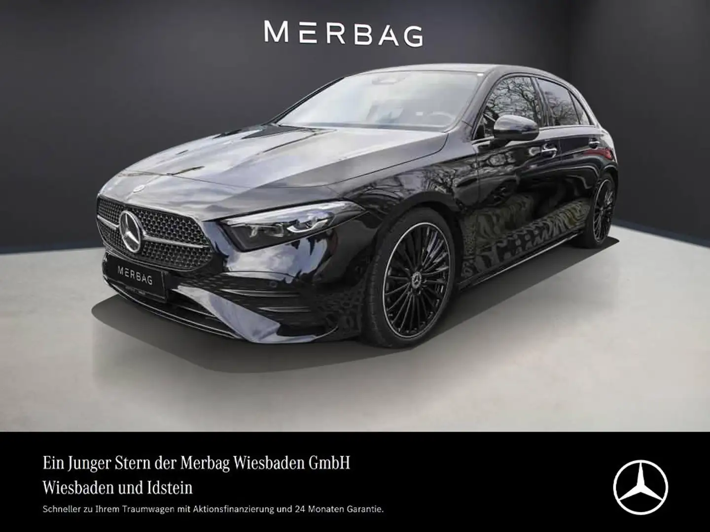 Mercedes-Benz A 220 d AMG-LINE PREMIUM PANO MULTIBEAM NIGHT Noir - 1