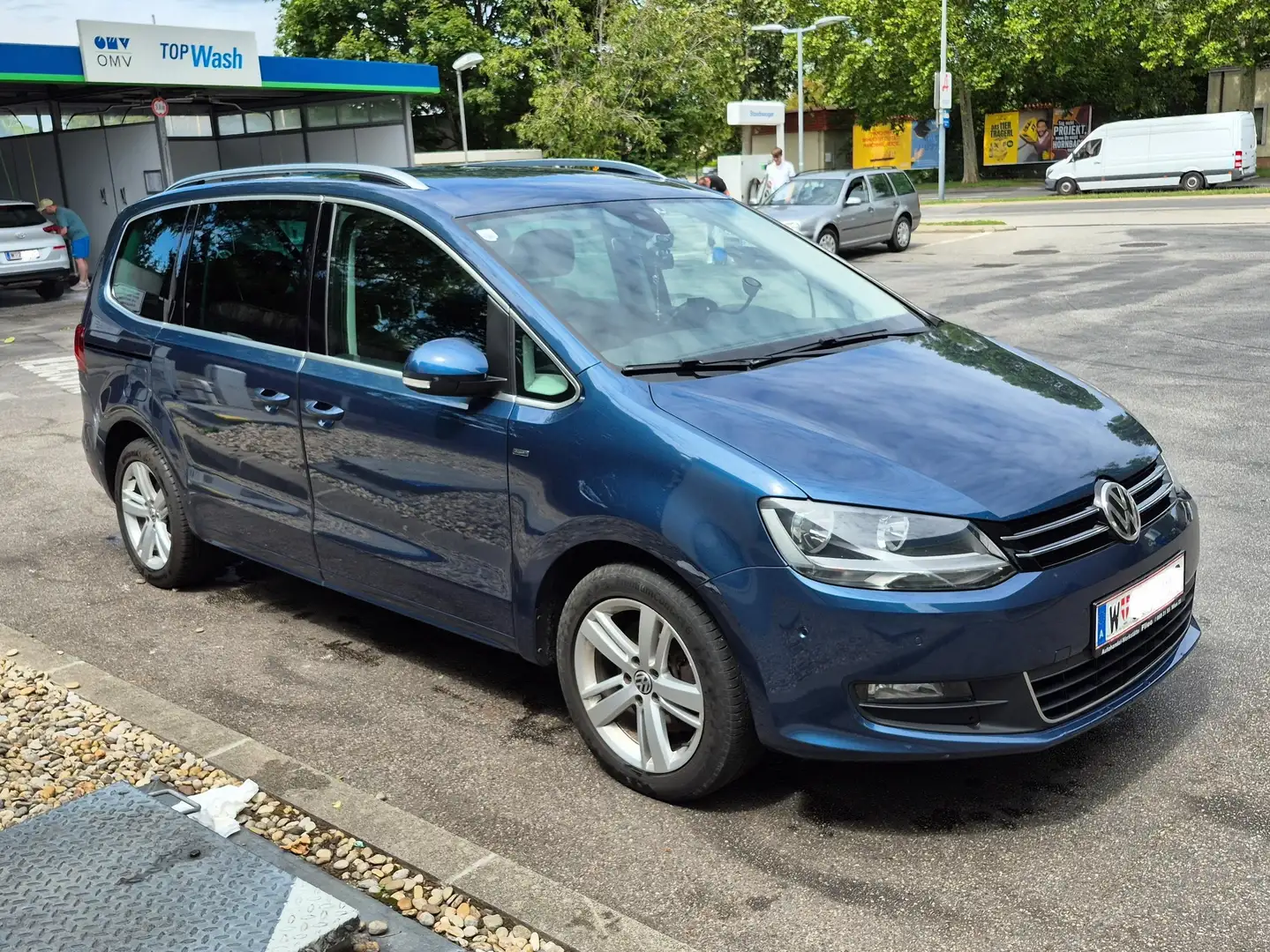 Volkswagen Sharan VW Sharan, 7 Sitze, 2.0 TDI 110 kW/150 PS, ACC, Ocean Blau - 1