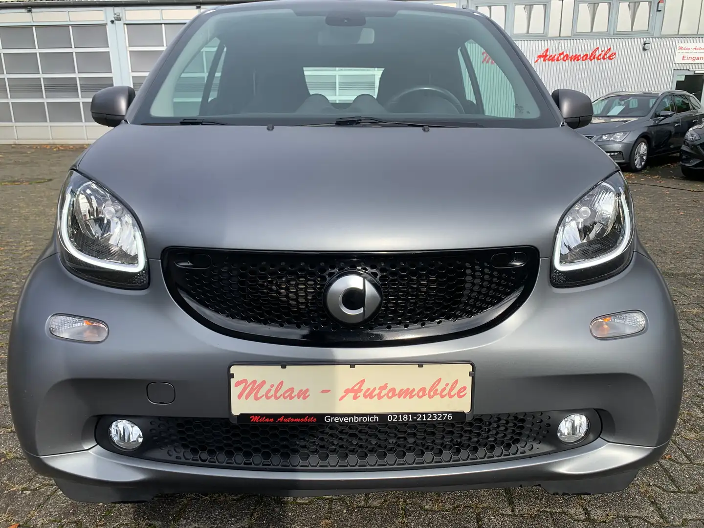 smart forTwo Prime 66 kW Cabrio Navi-Leder-JBL-55 TkmTüv/Oel Grau - 2