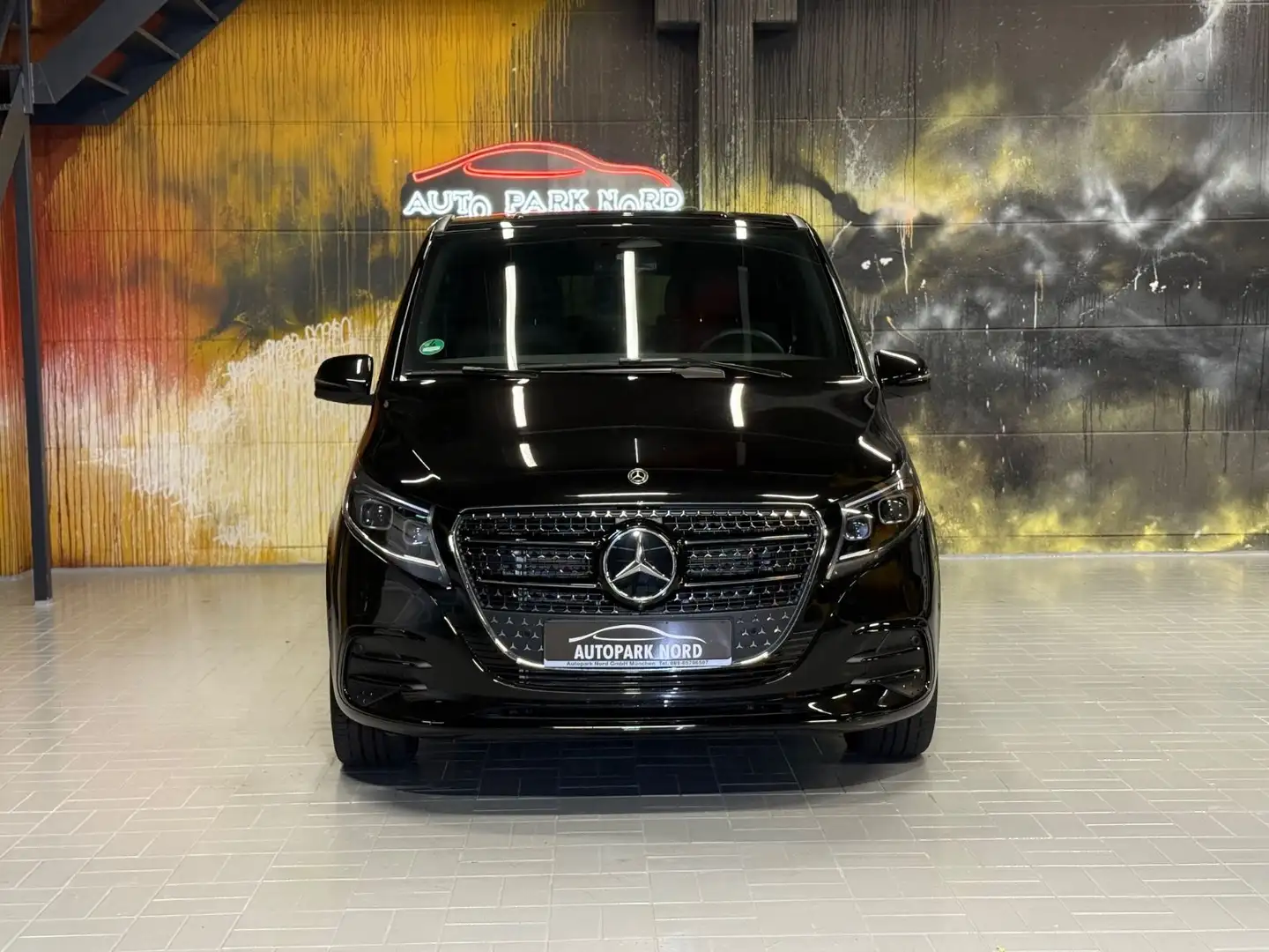 Mercedes-Benz V 300 V300 d 4MATIC AVANTGARDE lang~KAMERA 360~LED~AMG Negro - 2