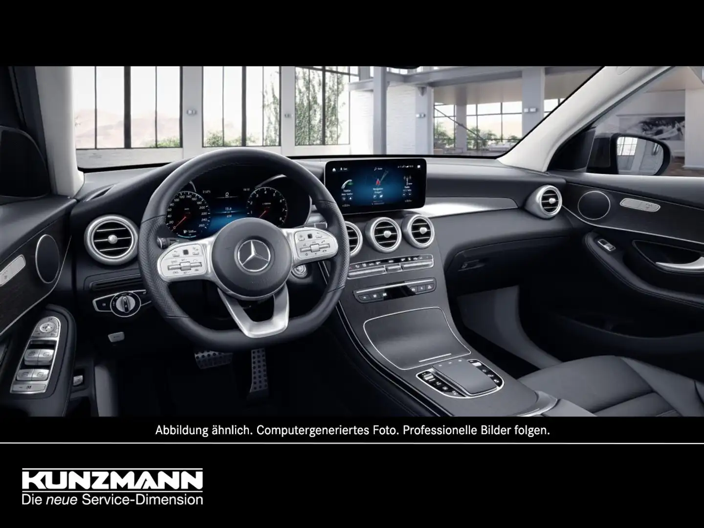 Mercedes-Benz GLC 300 de 4M AMG Kamera Distronic Easy-Pack AHK Schwarz - 2