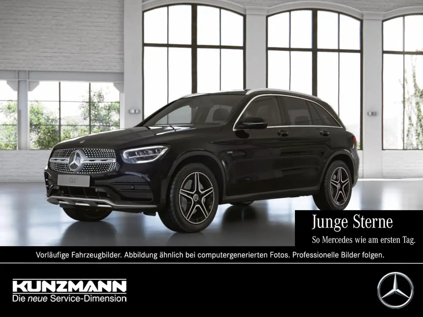 Mercedes-Benz GLC 300 de 4M AMG Kamera Distronic Easy-Pack AHK Schwarz - 1