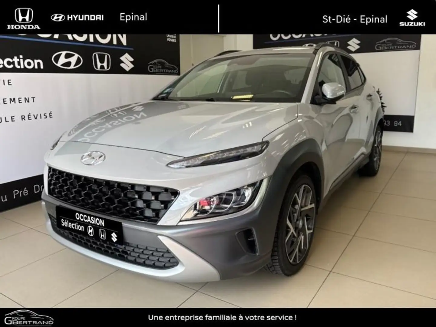Hyundai KONA 1.6 GDi 141ch Hybrid Creative DCT-6 Gris - 1