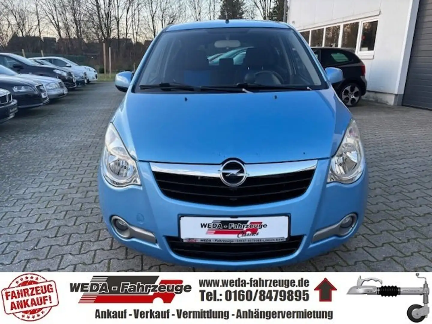 Opel Agila Edition - Aluf. - TÜV/AU NEU - Klima - wenig km Blau - 2