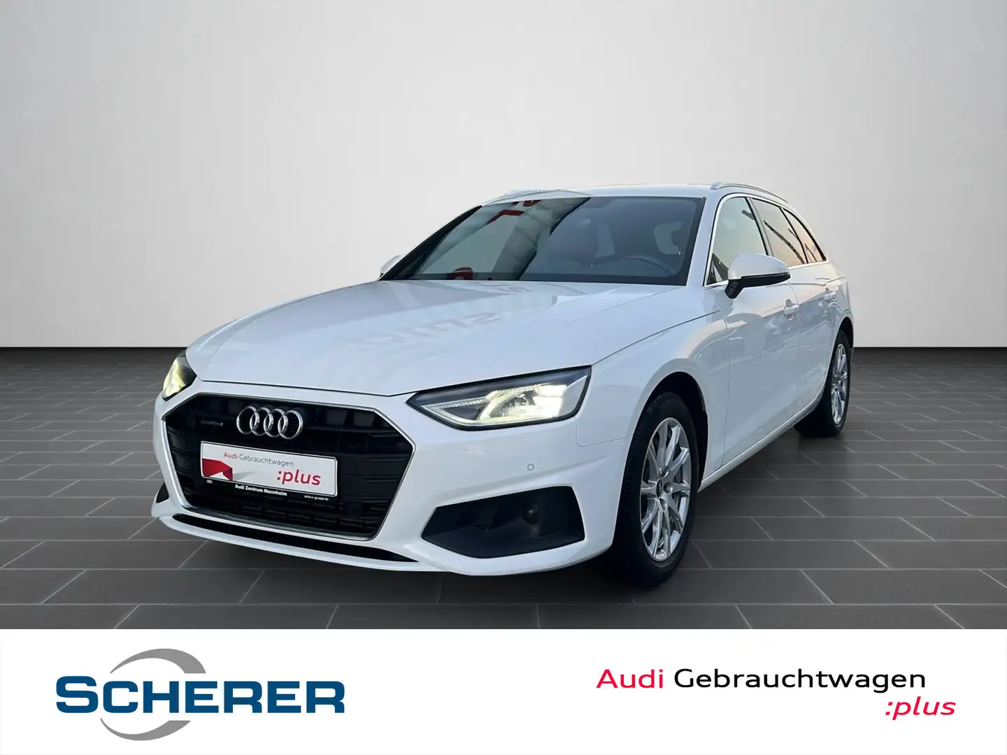 Audi A4 40 TFSI quattro S tronic NAVI PLUS AHK Weiß - 1