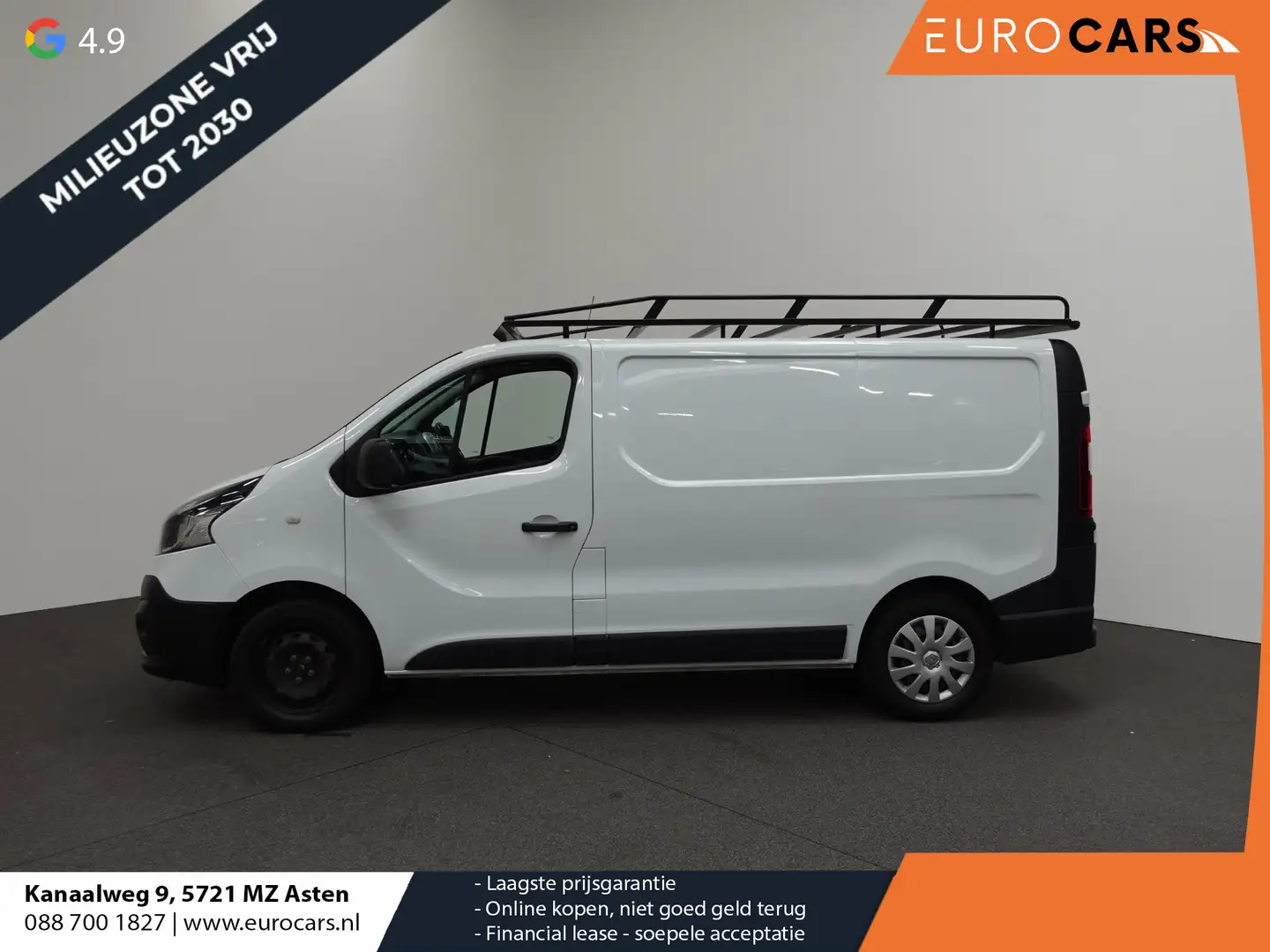 Renault Trafic 1.6 dCi T27 L1H1 Comfort HANDEL/EXPORT Airco Imper Wit - 1