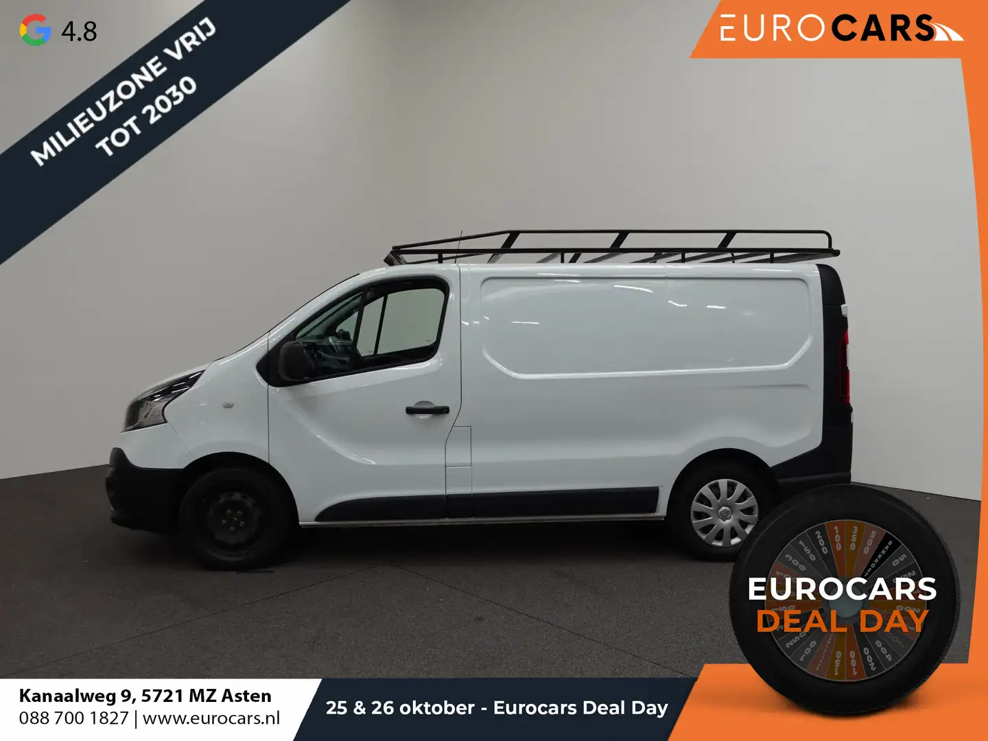 Renault Trafic 1.6 dCi T27 L1H1 Comfort HANDEL/EXPORT Airco Imper Blanc - 1