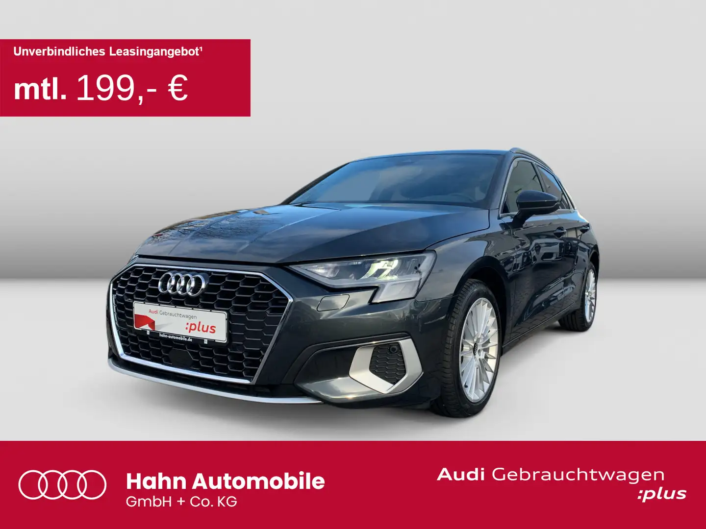 Audi A3 35 TFSI advanced S tronic AHK Smart Grau - 1