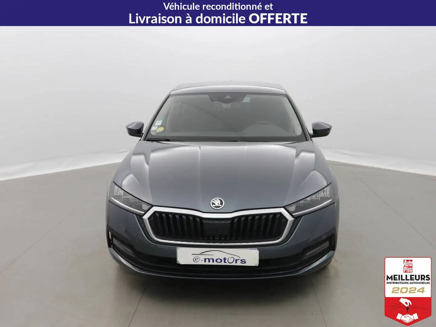 Skoda Octavia 2.0 TDI 150 DSG7 Ambition +Caméra +PDC AR/AV Gris - 2