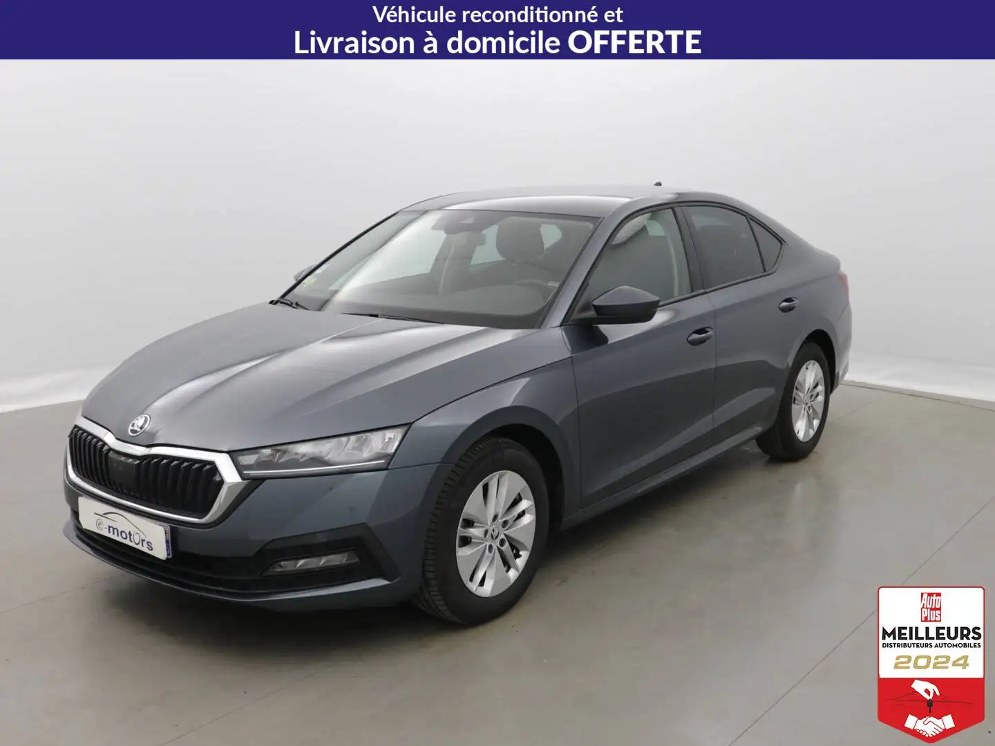 Skoda Octavia 2.0 TDI 150 DSG7 Ambition +Caméra +PDC AR/AV Gris - 1