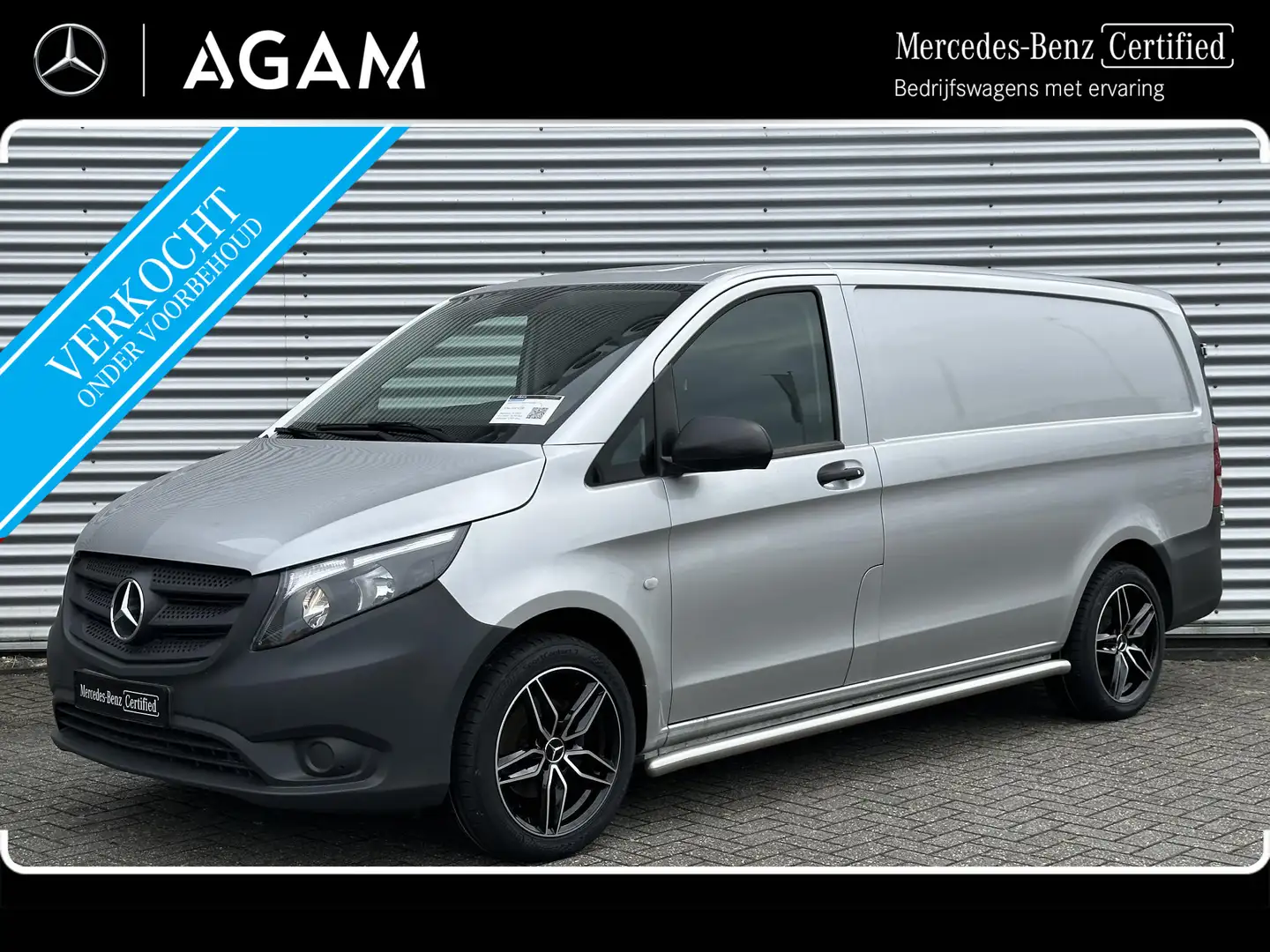 Mercedes-Benz Vito 114 CDI L2 Automaat Airco NavigatieApple Carplay- Argent - 1