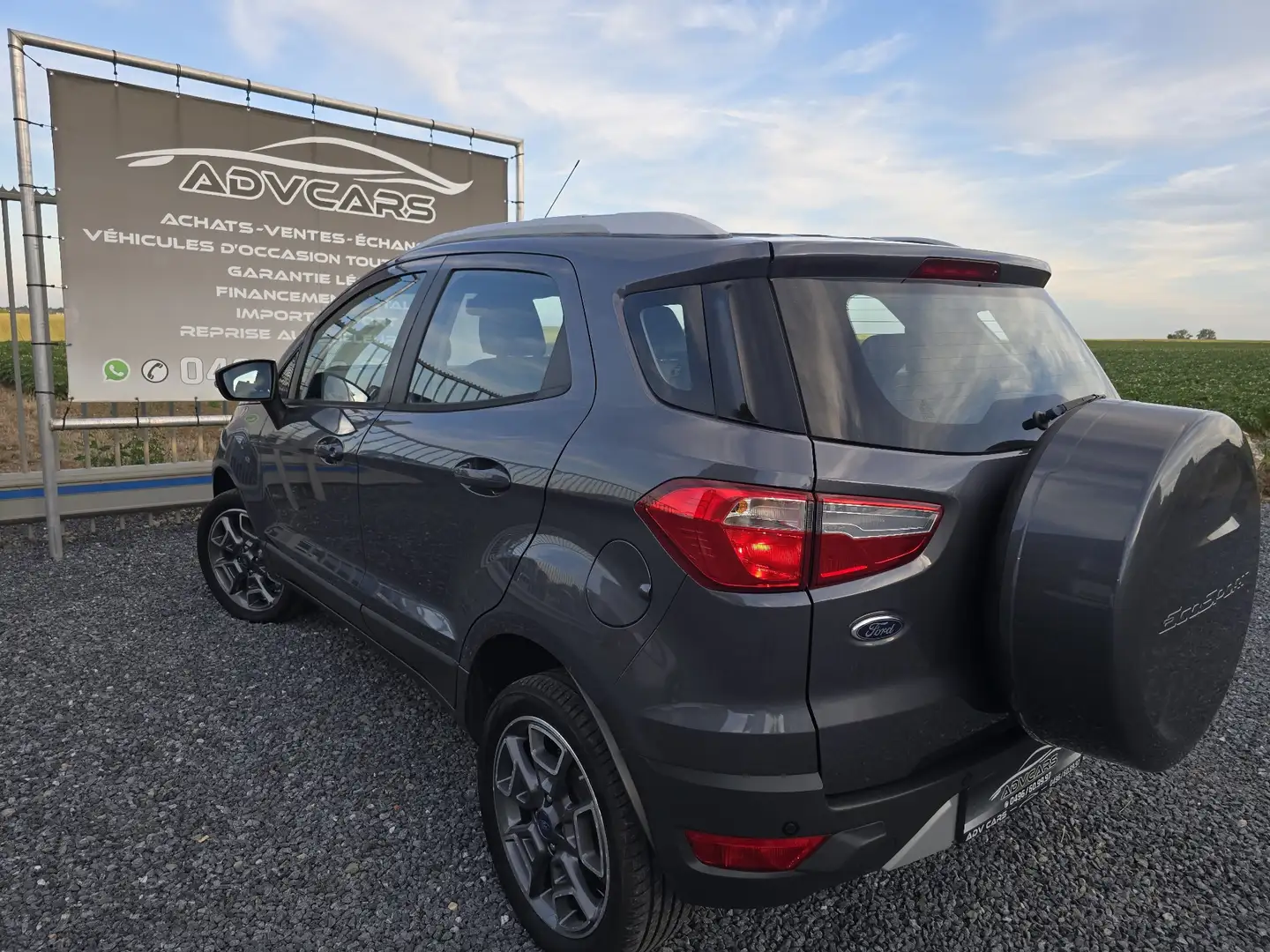 Ford EcoSport 1.0 EcoBoost Titanium ✅️ GARANTIE ✅️ CUIR ✅️ EURO6 Grijs - 2