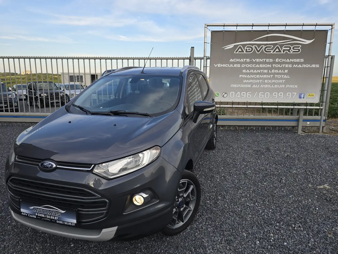 Ford EcoSport 1.0 EcoBoost Titanium ✅️ GARANTIE ✅️ CUIR ✅️ EURO6 Grijs - 1