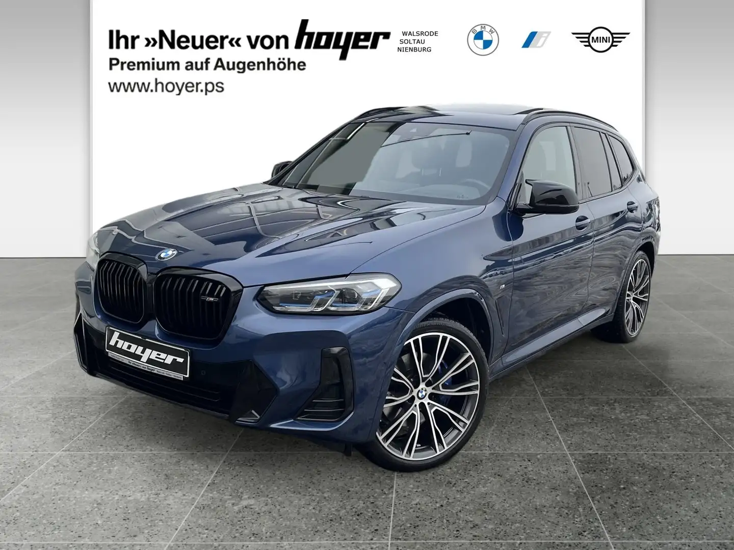 BMW X3 M 40d Head-Up HiFi DAB WLAN Pano.Dach Blau - 1