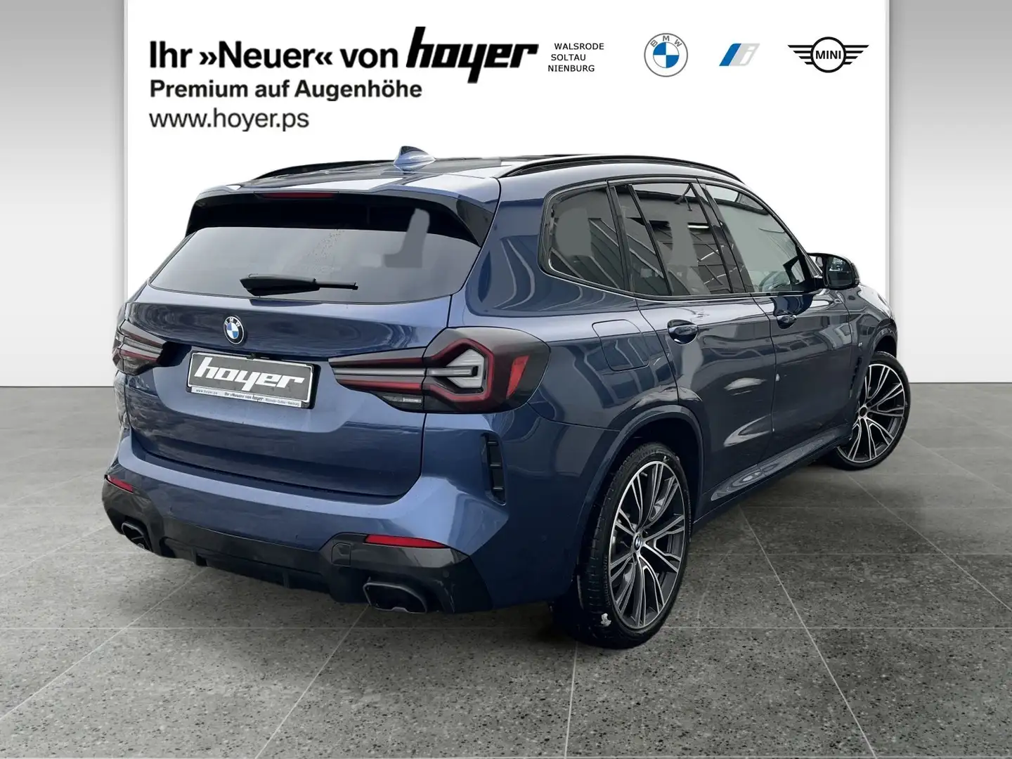 BMW X3 M 40d Head-Up HiFi DAB WLAN Pano.Dach Blau - 2