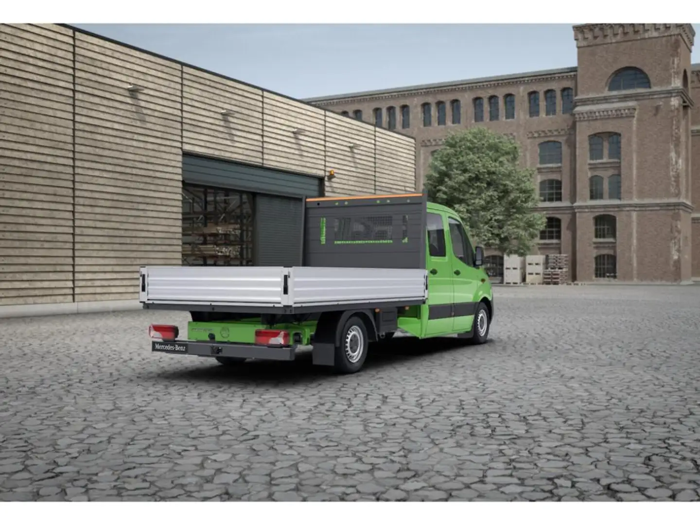 Mercedes-Benz Sprinter 314 DoKa Lang Klima 3,5t AHK Standhzg. Groen - 2