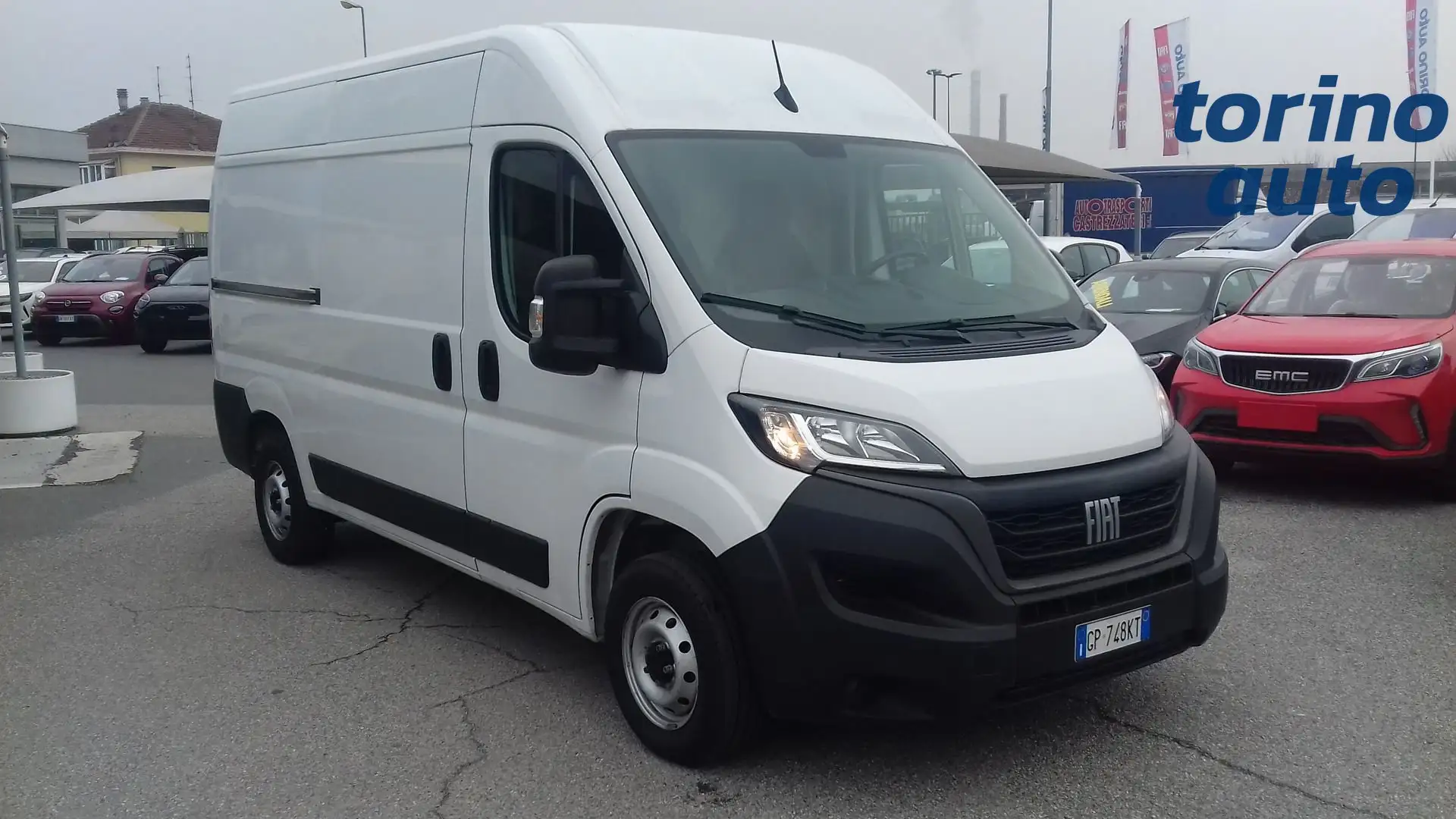 Fiat Ducato Ducato 33MH2 PASSO MEDIO TETTO ALTO 2.2Mjt 140CV Blanc - 1
