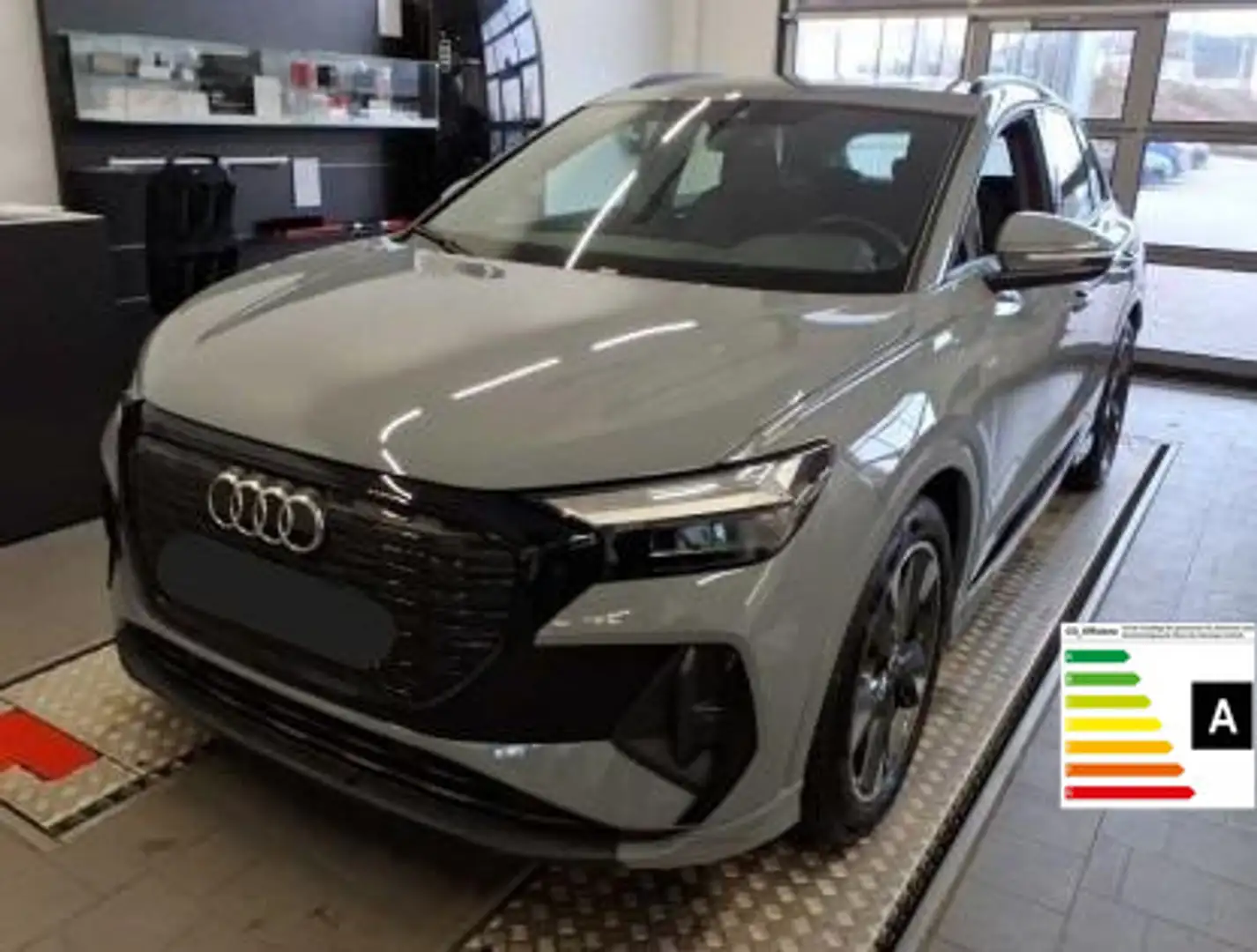 Audi Q4 e-tron S-line 40 NAVI+WÄRMEPUMPE+VC+20-ZOLL Gris - 1