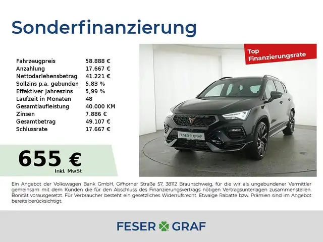 Cupra Ateca VZ 2.0 TSI Tribe Edition 4drive DSG AHK / BREMBO 4